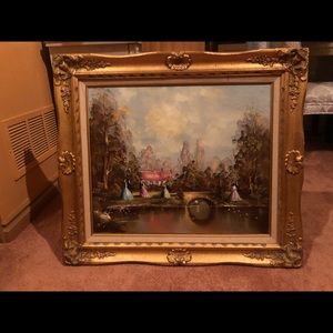 Vintage oil painting